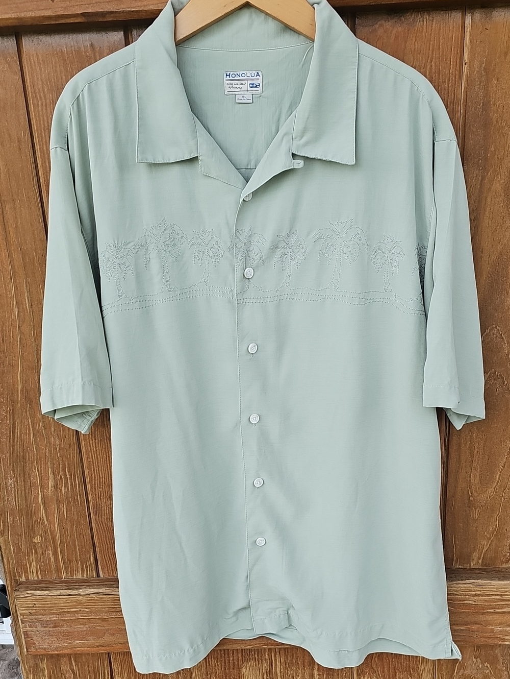 Honolua Light Green Button Down